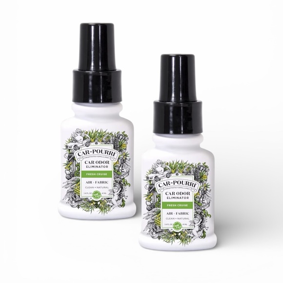 Poo-Pourri Other - Car-Pourri Car Odor Air + Fabric Odor Freshener Spray, Fresh Cruise Set of 2